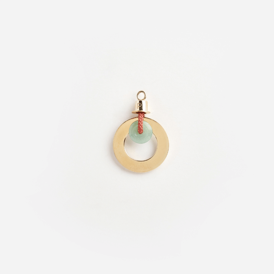 PICHULIK | Talisma intention seed Brass and Rope Pendant 