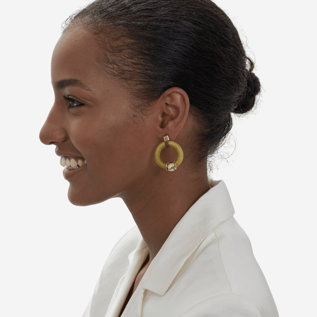 PICHULIK | Joule Brass and Colourful Earrings 