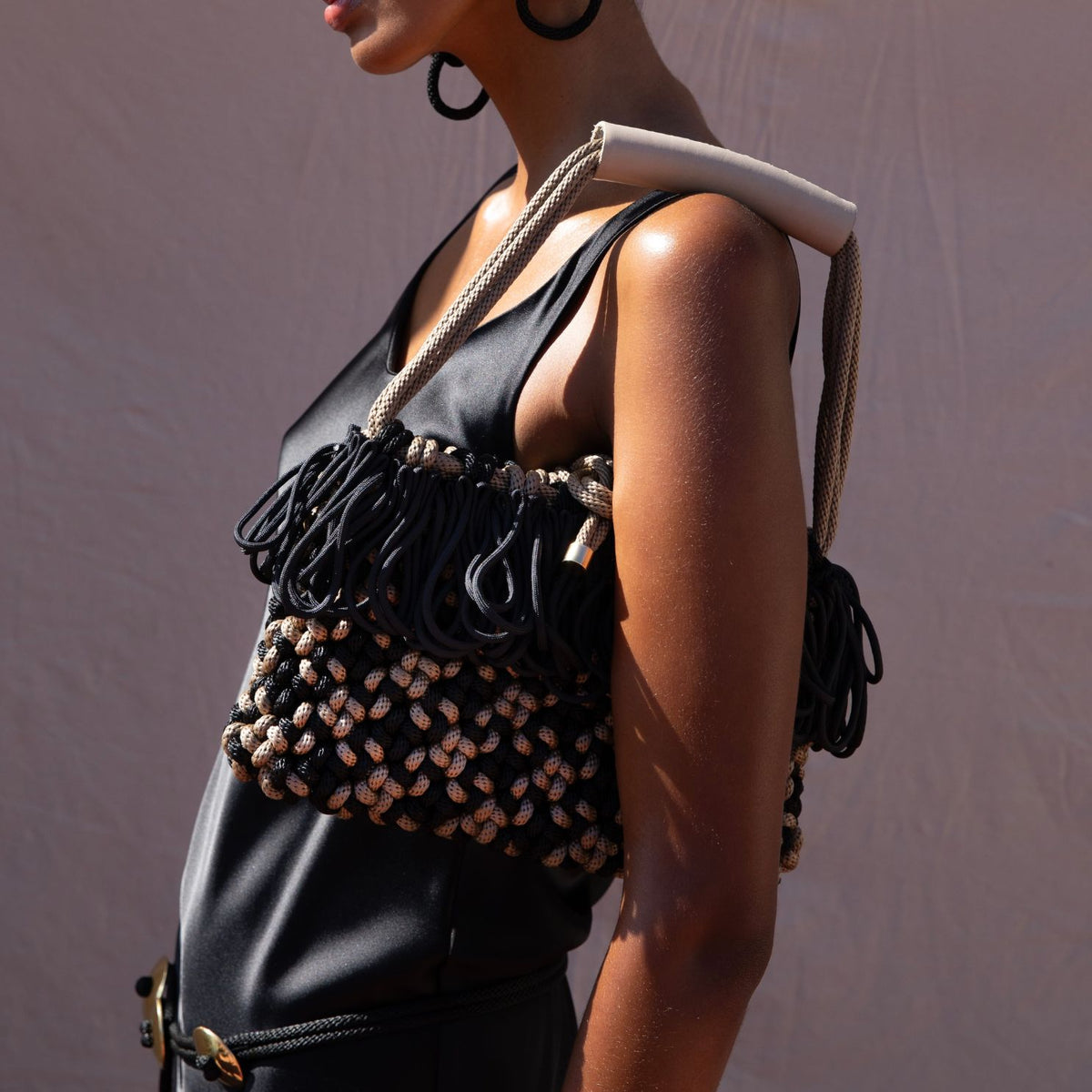 PICHULIK | Handmade Rope and Brass Enso Bag
