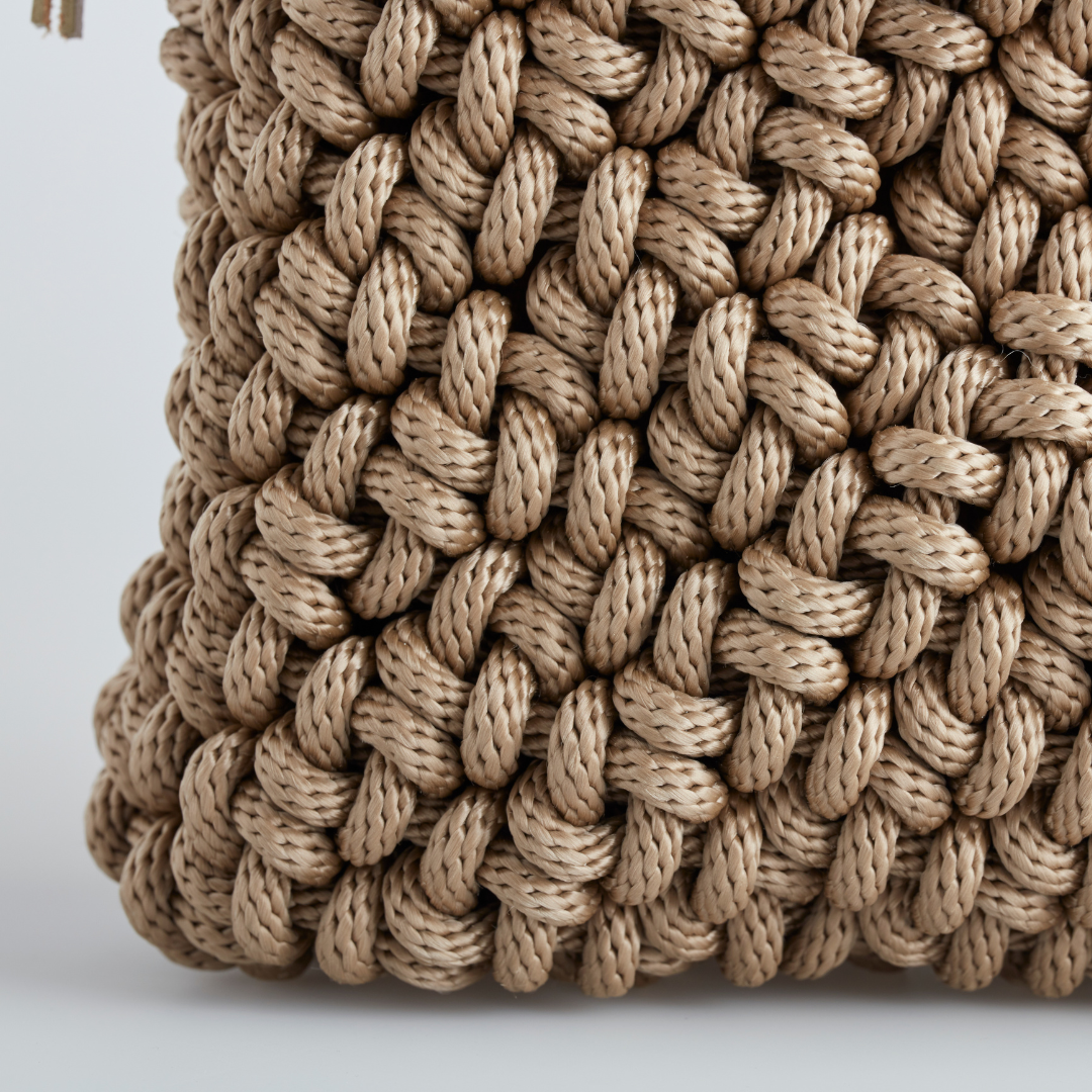 PICHULIK | Mermaid Bag Handwoven Rope Beige