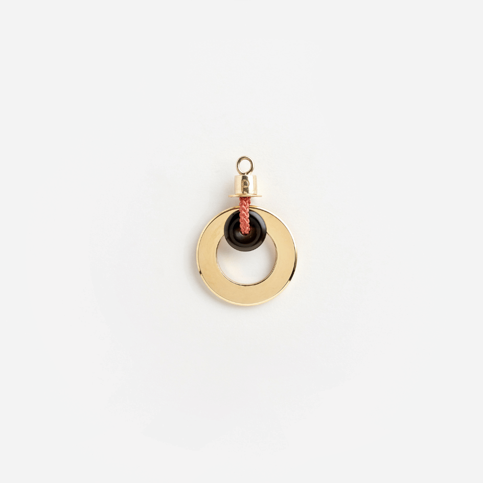 PICHULIK | Talisma intention seed Brass and Rope Pendant 