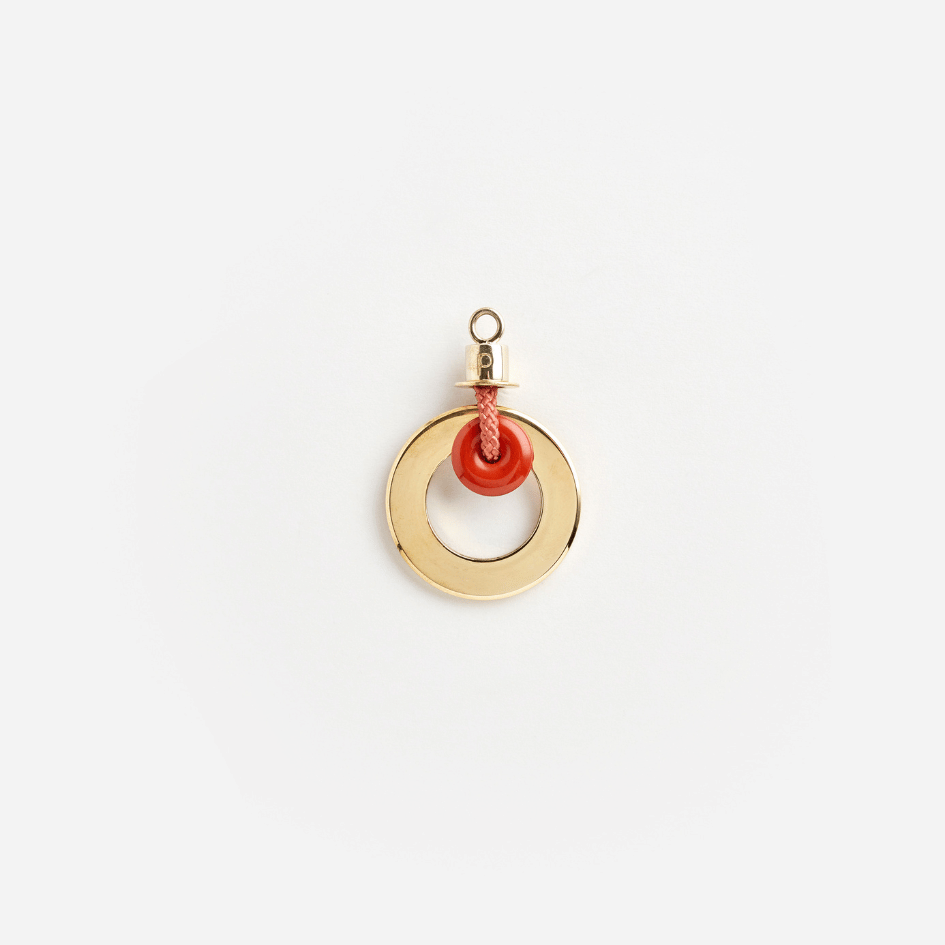 PICHULIK | Talisma intention seed Brass and Rope Pendant 