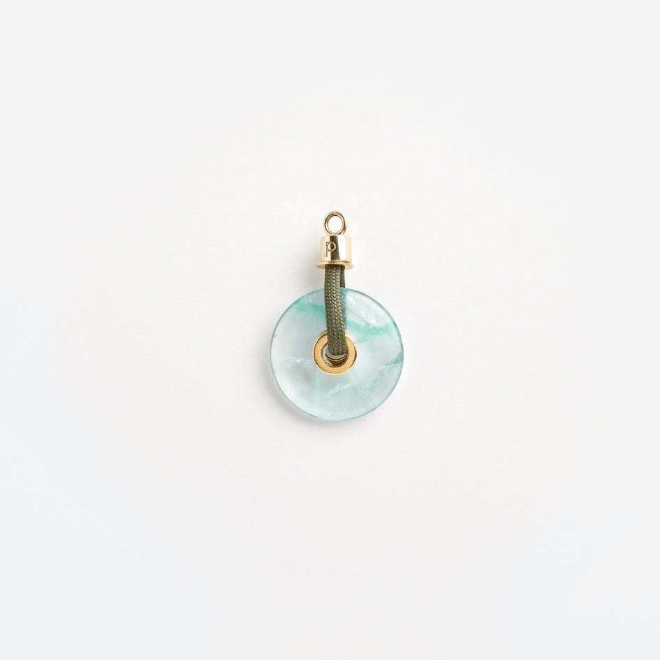 PICHULIK | Flourite and Brass Pendant Charm