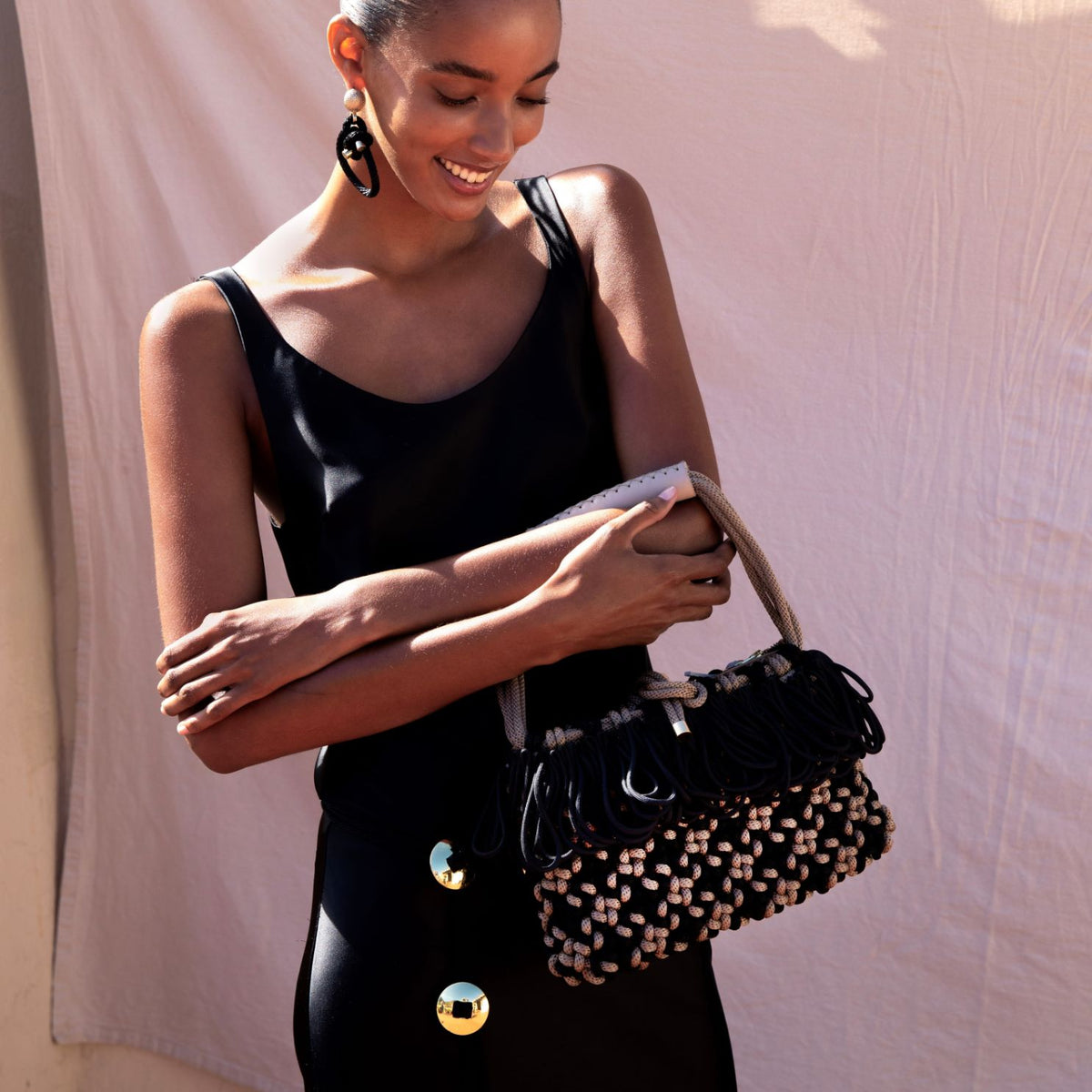 PICHULIK | Handmade Rope and Brass Enso Bag