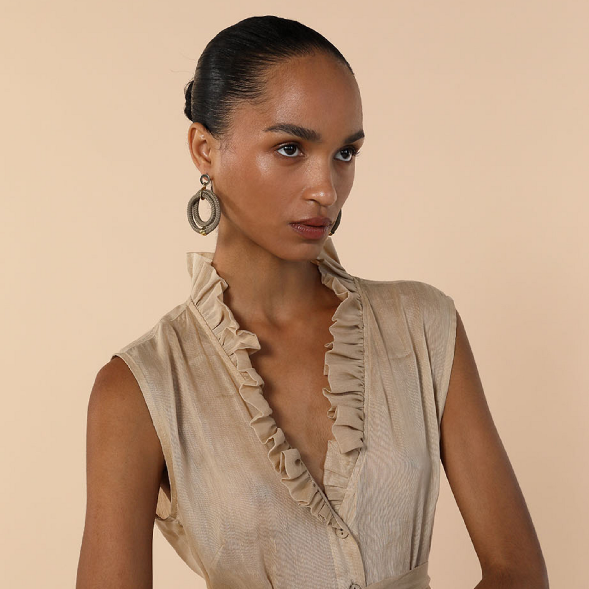 PICHULIK | Arista earrings Rope and Brass