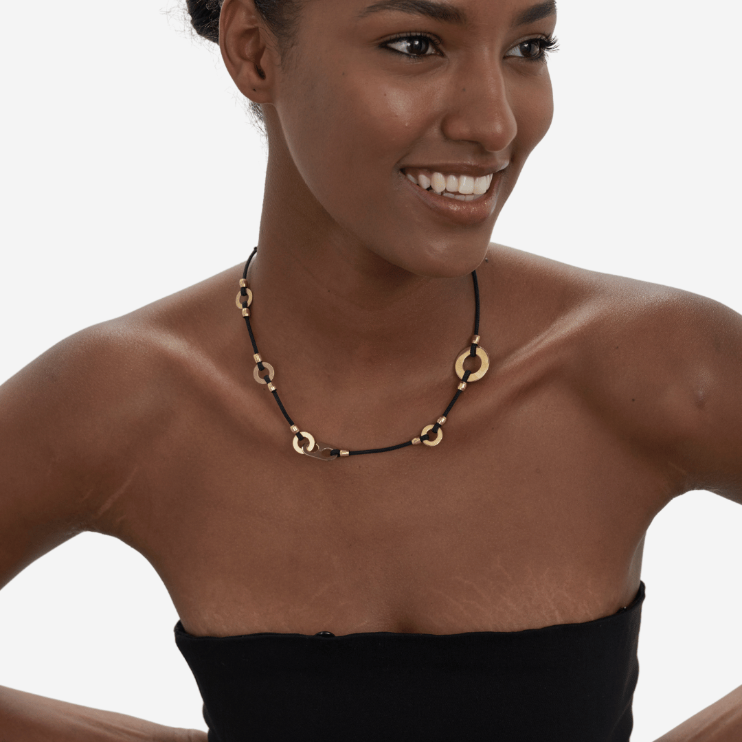 Pichulik | Amie Rope and Brass Necklace