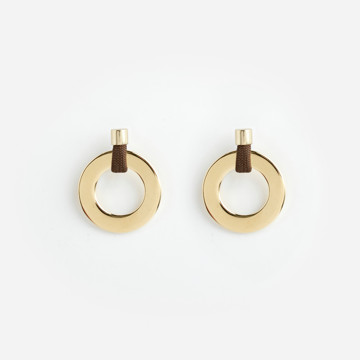 PICHULIK | Noor Grande Earrings Brass and Rope