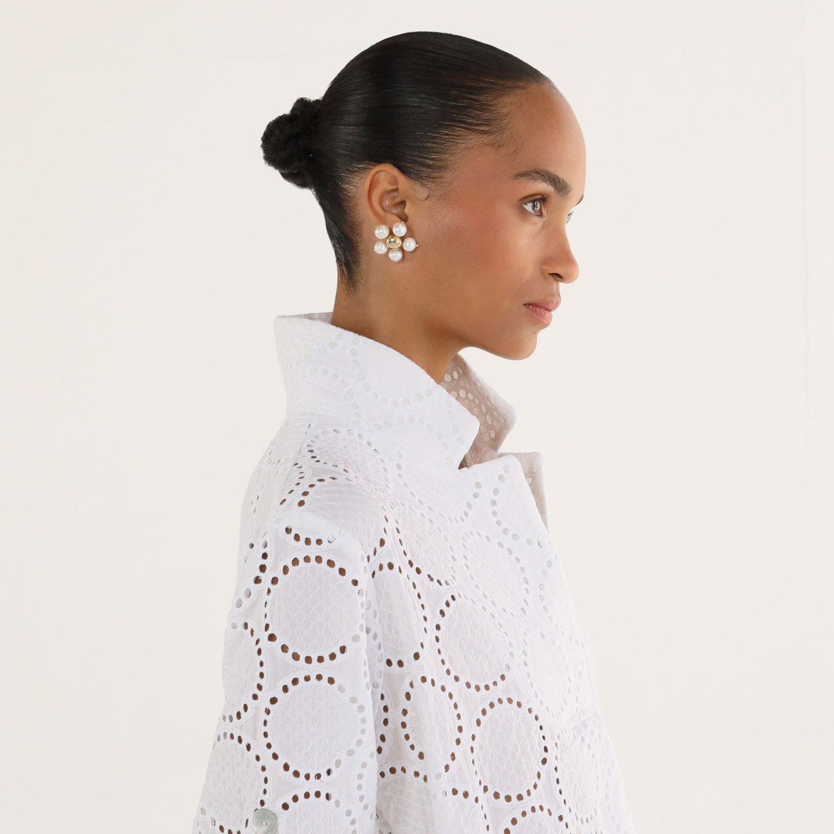 PICHULIK | Freya Brass and Pearl Earrings