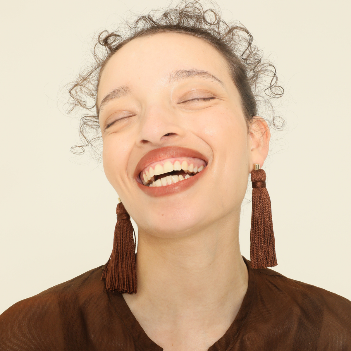 Hilli tassel earrings