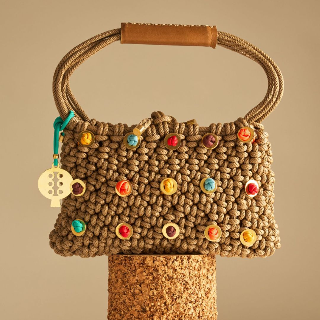Pomegranate bag charm