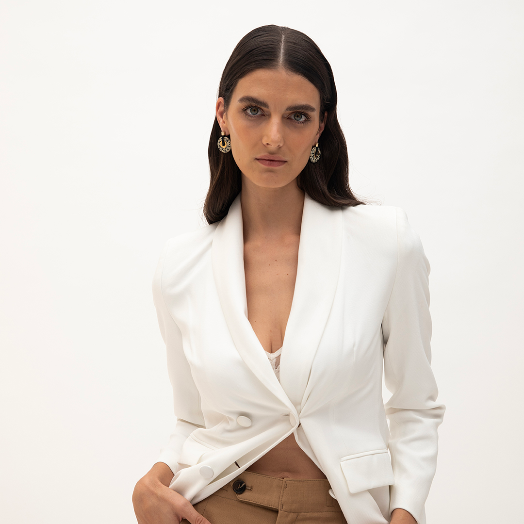 PICHULIK | Ousia Rope and Jasper Gem Stone Earrings