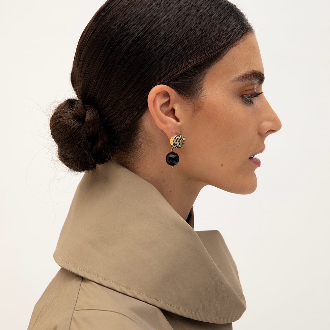 PICHULIK | Sophia Rope and Gem Stone Earrings