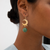 PICHULIK | Luna Brass and Gem Stone Earrings
