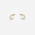 PICHULIK | Estrella Hoop Brass Earrings