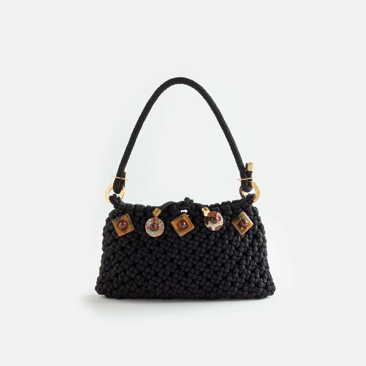 PICHULIK | Athena Brass and Rope Handmade Bag