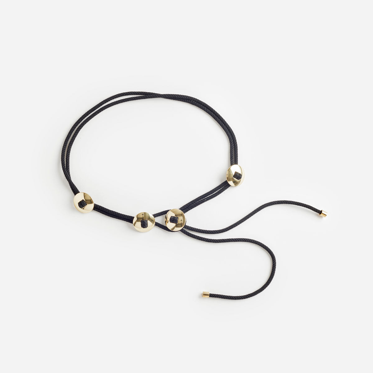 PICHULIK | Conch Adjustable Rope and Brass Belt
