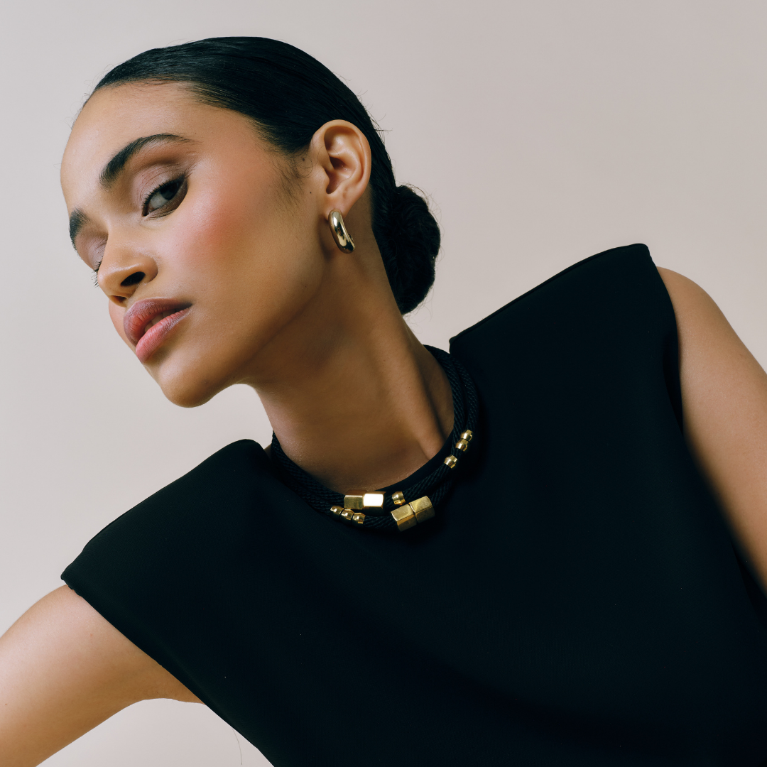 PICHULIK | Mer Choker Brass and Rope