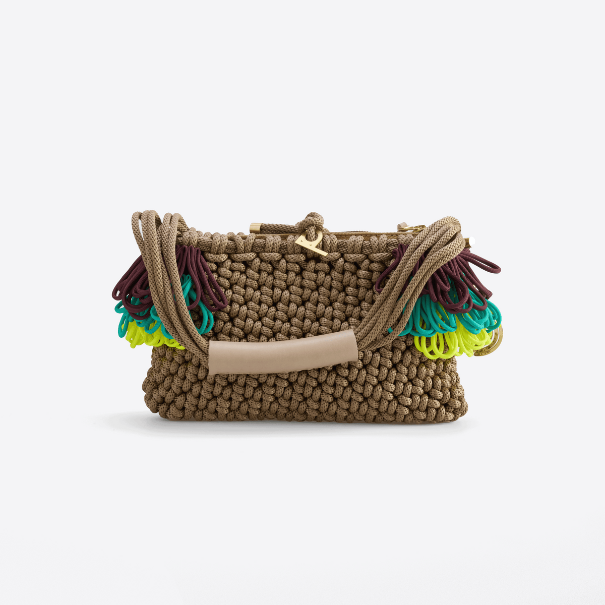 PICHULIK | Handmade Rope and Brass Helix Bag