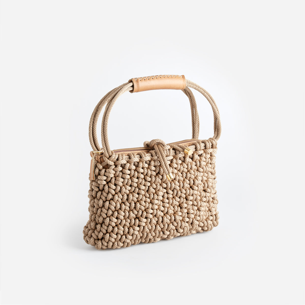 PICHULIK | Mermaid Bag Handwoven Rope Beige