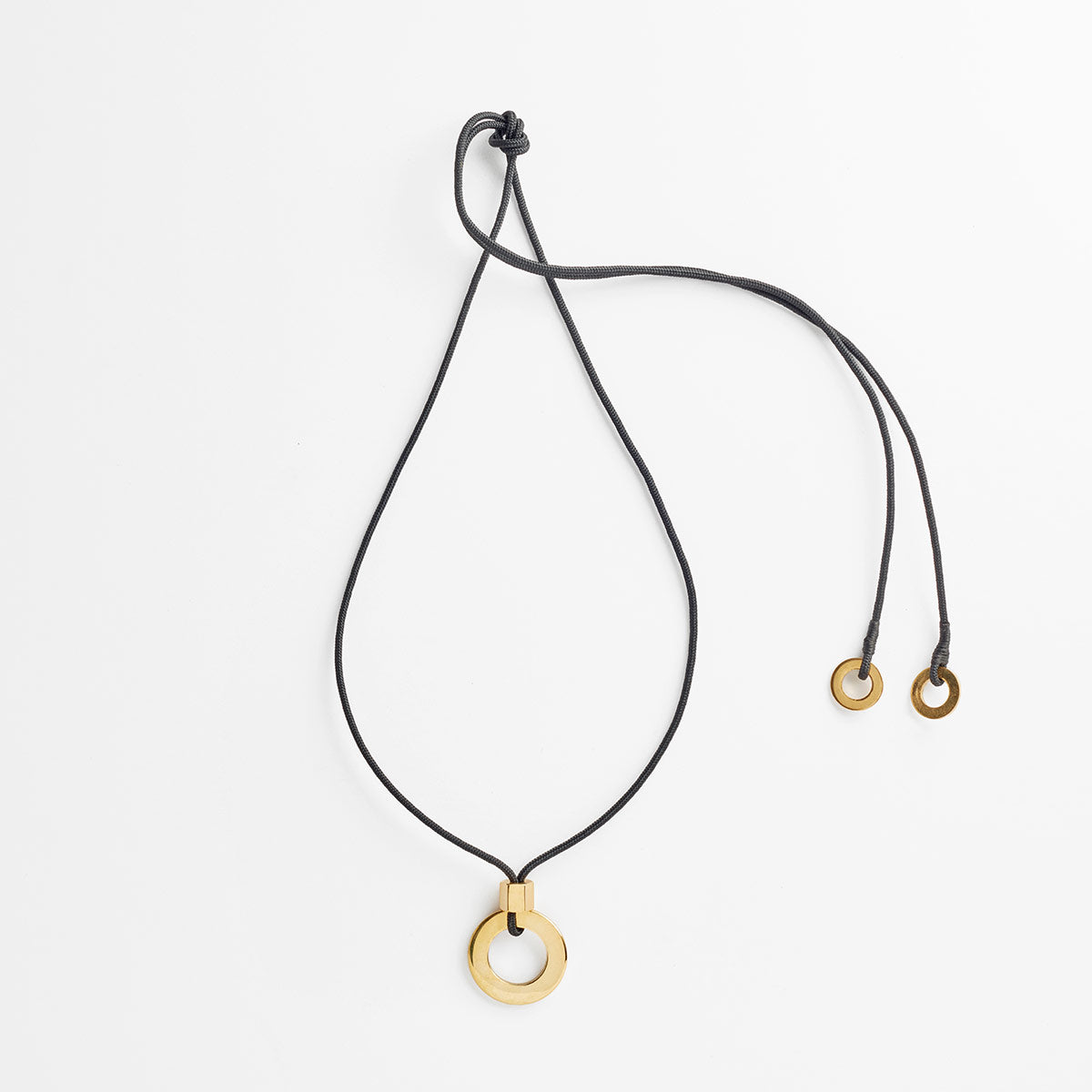Pichulik | Noor Adjustable  Brass &amp; Rope Pendant