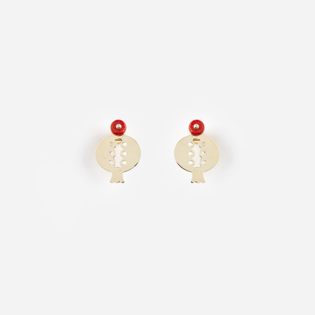 PICHULIK | Sephos Brass and Gem Stone Earrings
