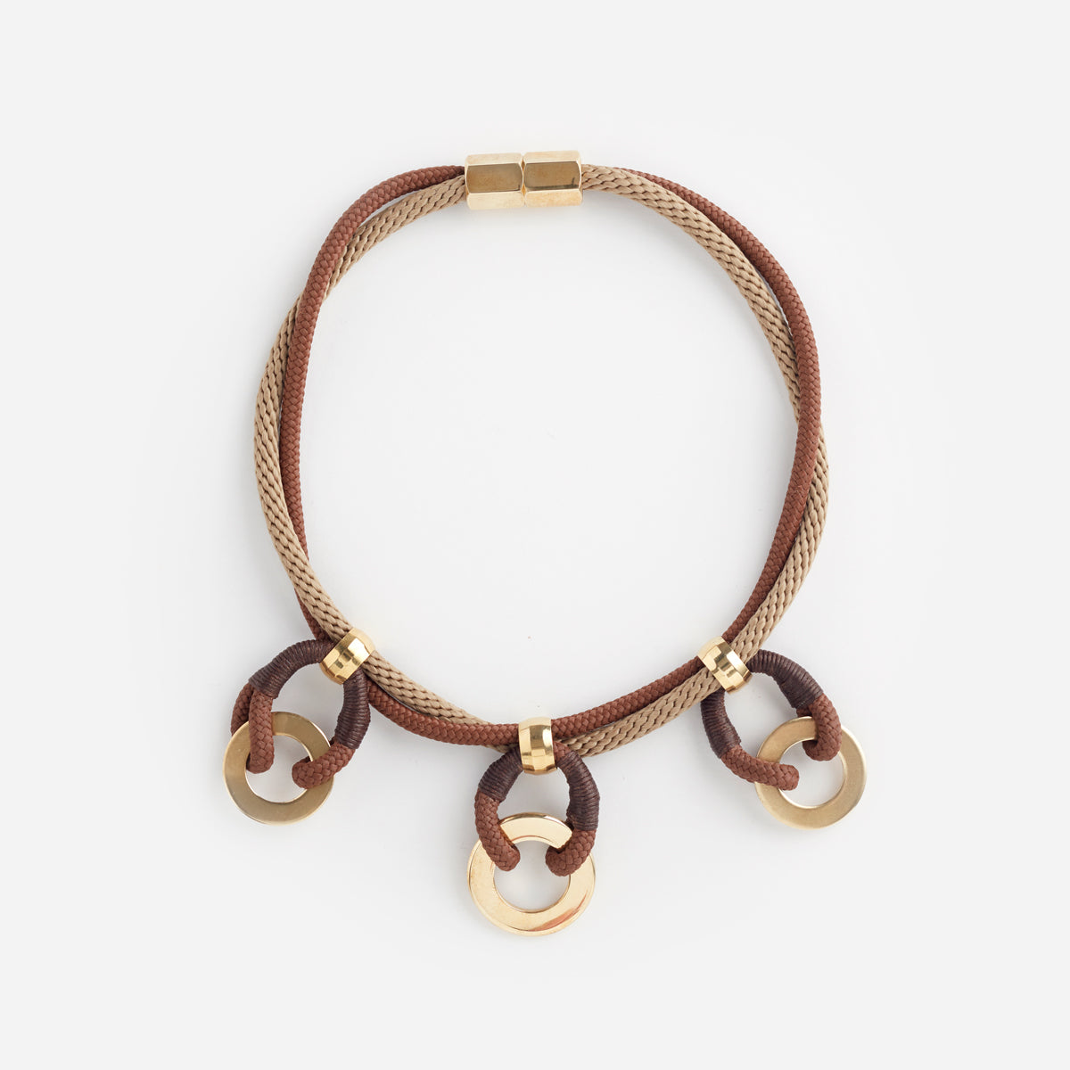 PICHULIK | Triton Necklace Brass and Rope