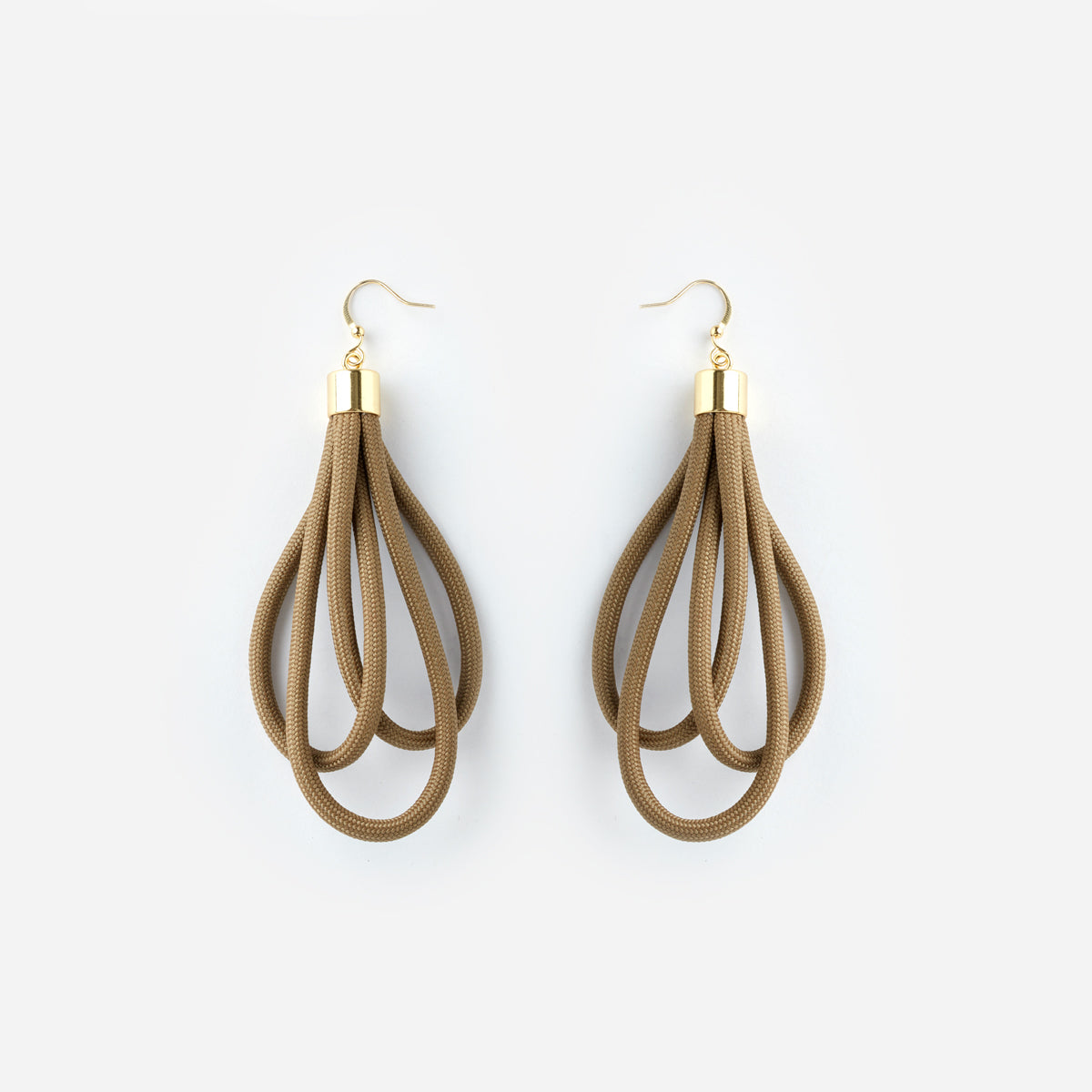 PICHULIK | Wave Earrings Rope and Brass