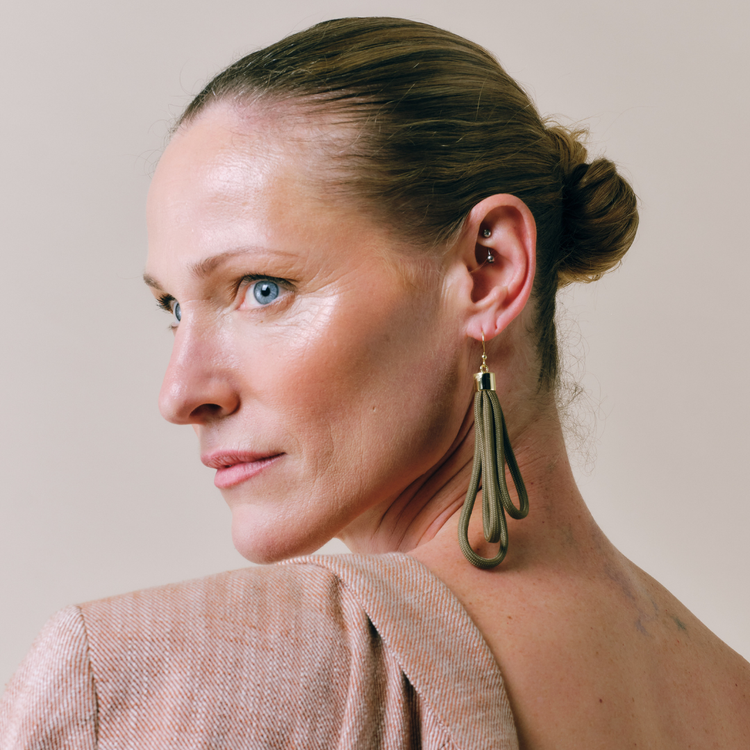 PICHULIK | Wave Earrings Rope and Brass