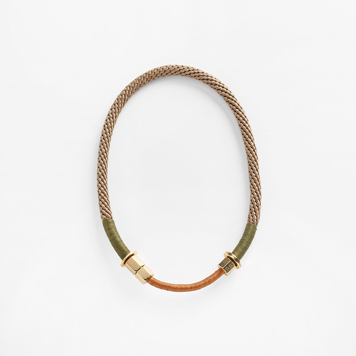 Pichulik | Laetitia Necklace Brass and Rope