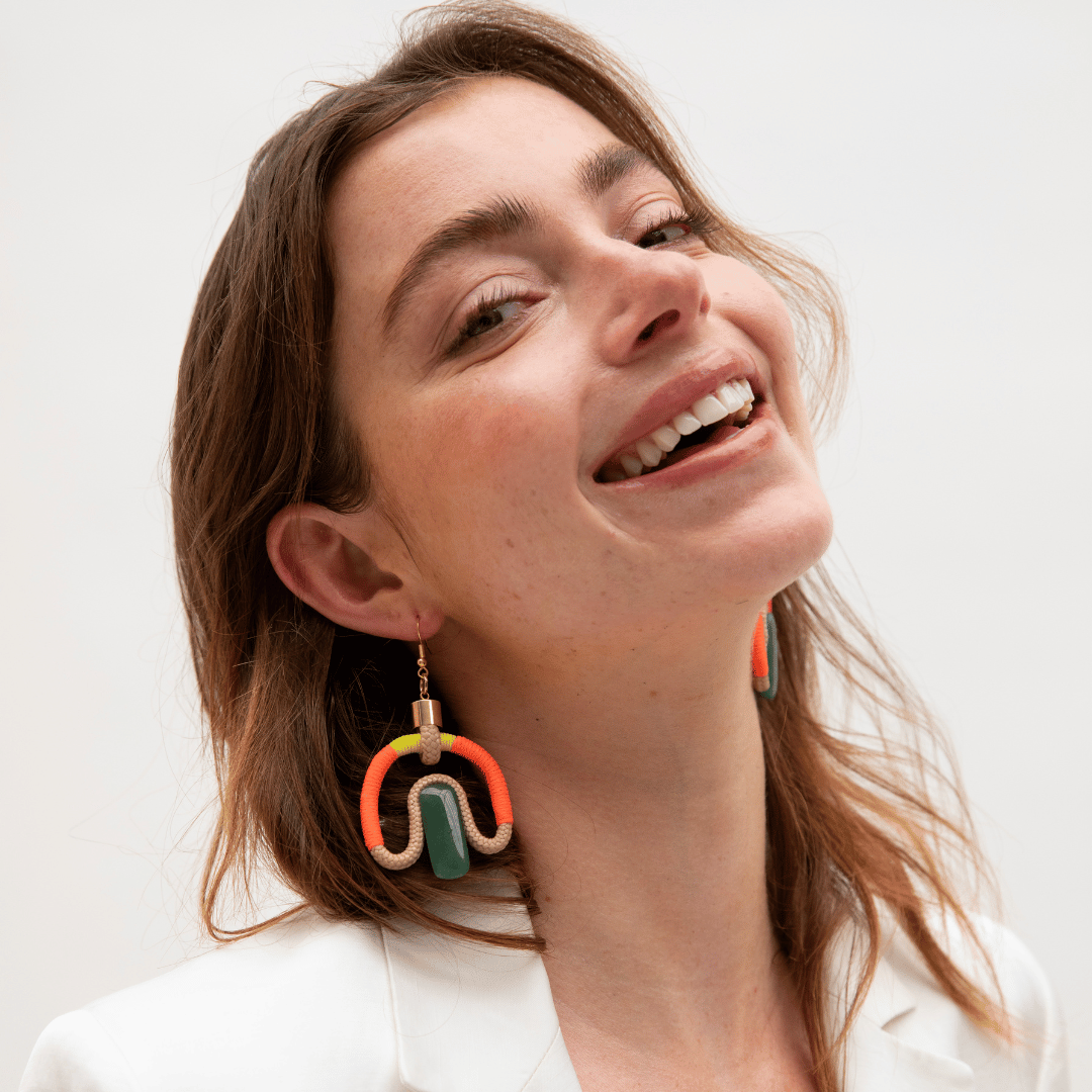 Pichulik | Aventurina Rope Earrings 