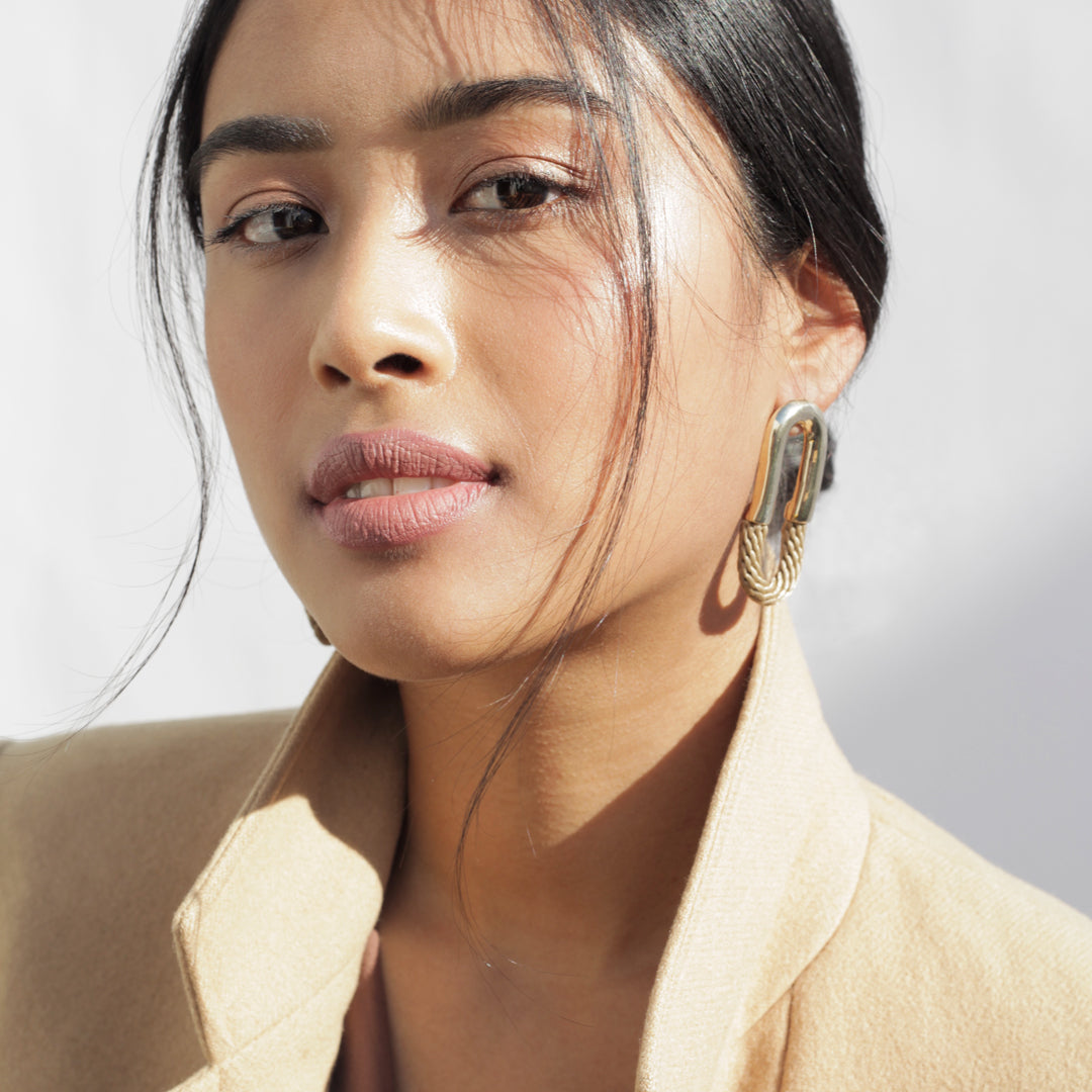 Pichulik | Brass and Rope Cantadora Earrings 