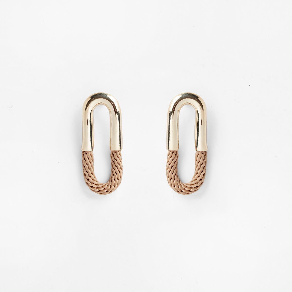 Pichulik | Brass and Rope Cantadora Earrings 
