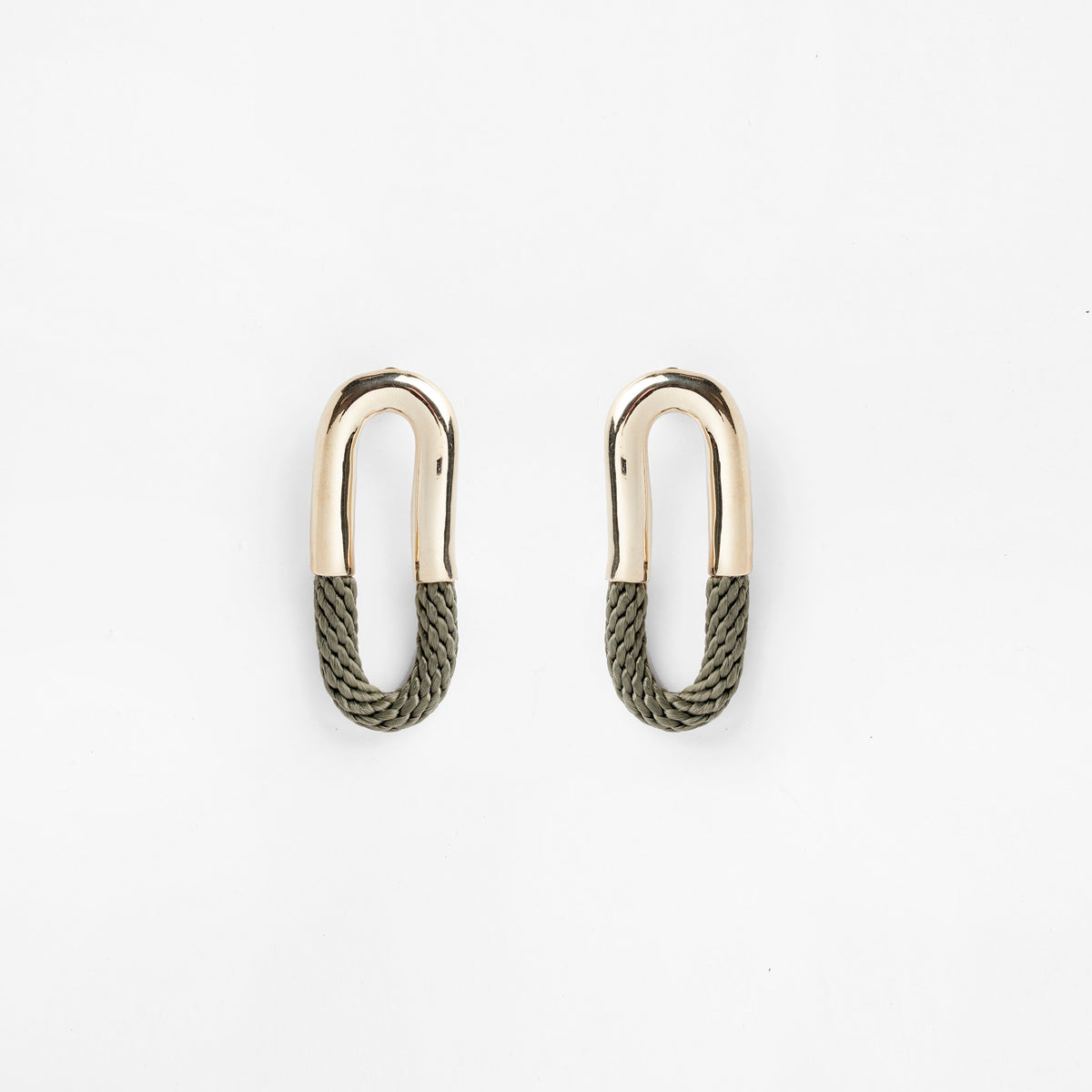 Pichulik | Brass and Rope Cantadora Earrings 