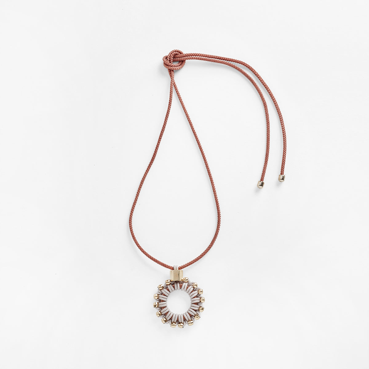 PICHULIK | Copper, Rope and Brass Gaia Pendant