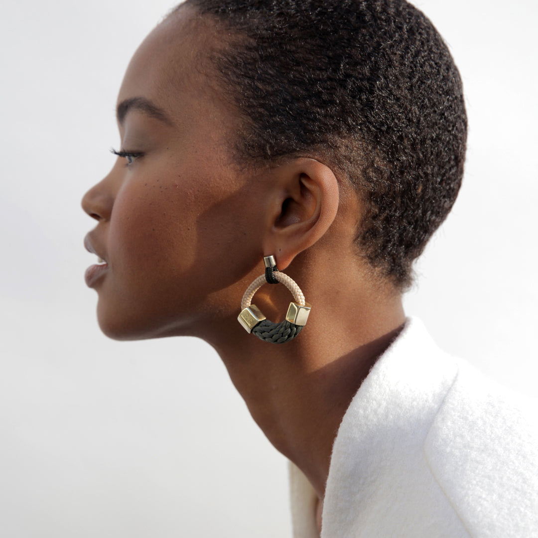 Pichulik | Ithaca Rope and Brass Earrings