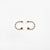 PICHULIK  | Mizpah Brass and Gem Stone Earrings