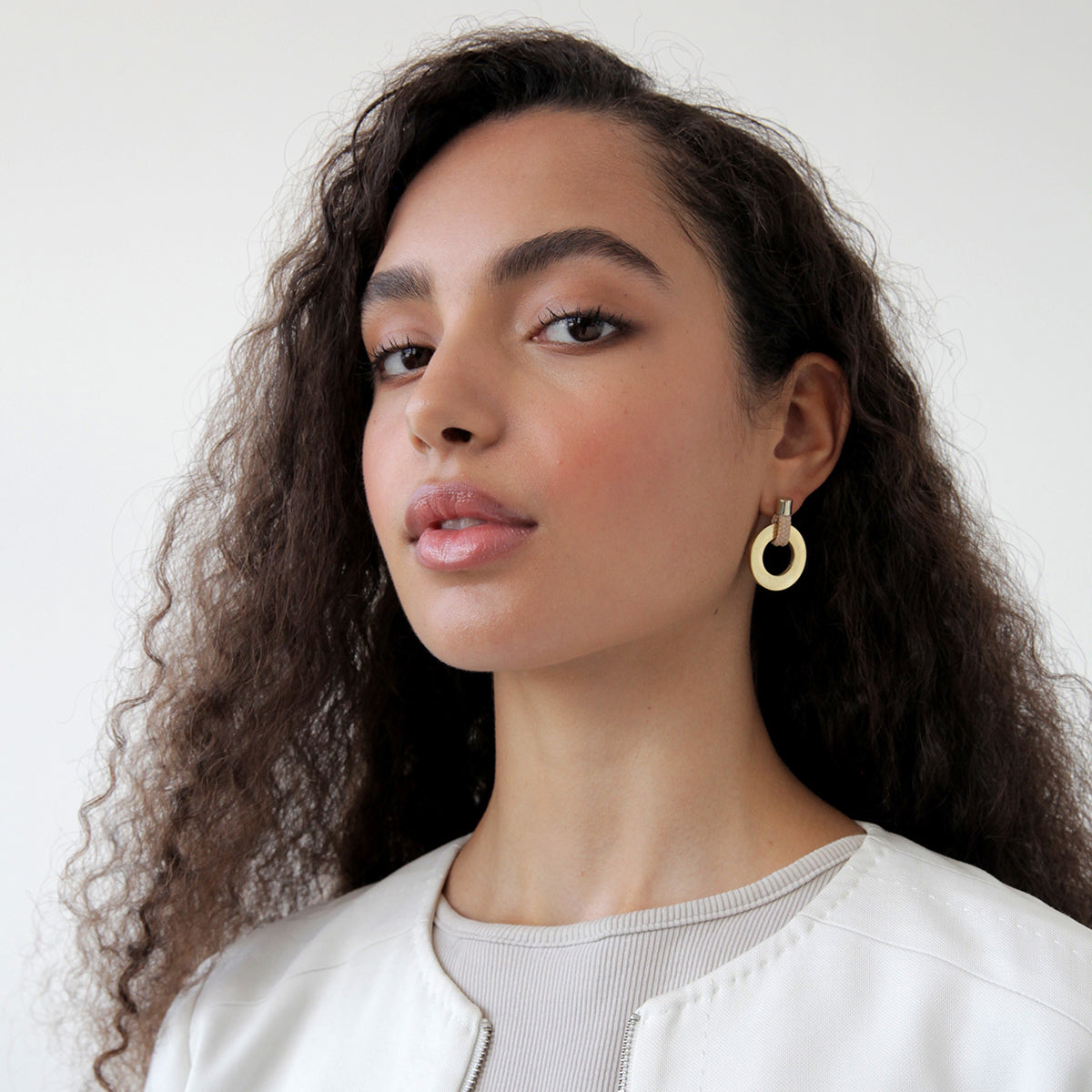 Pichulik | Brass and Rope Noor Earrings
