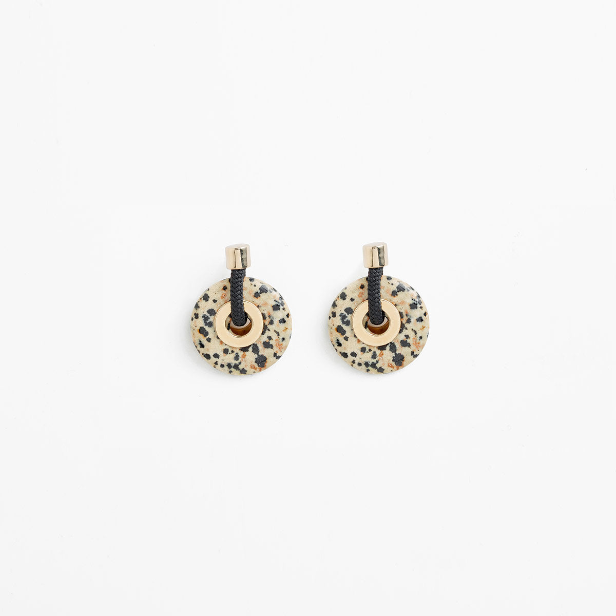 PICHULIK | Ousia Rope and Jasper Gem Stone Earrings