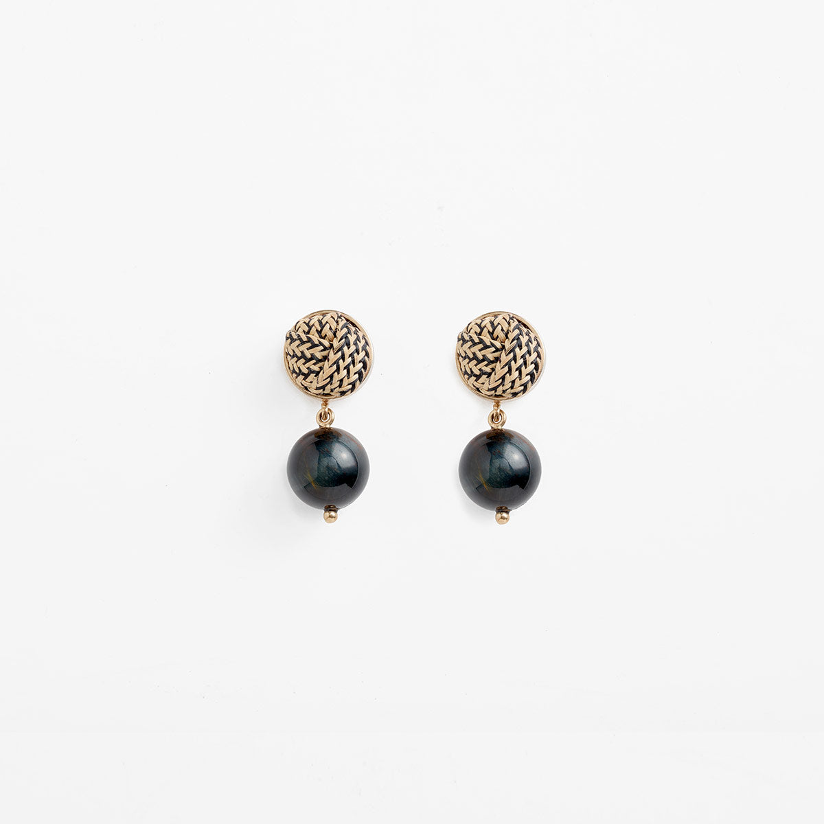 PICHULIK | Sophia Rope and Gem Stone Earrings