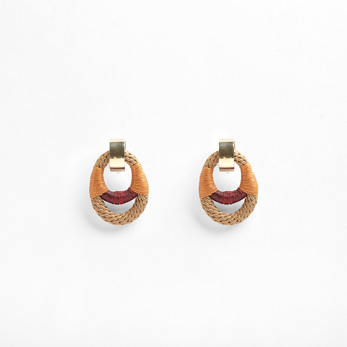 Pichulik | Vessel Earrings Mustard Brass