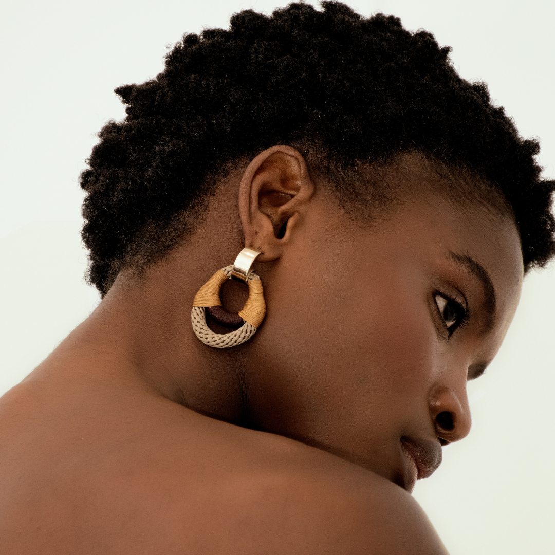 Pichulik | Vessel Earrings in Rope and Brass